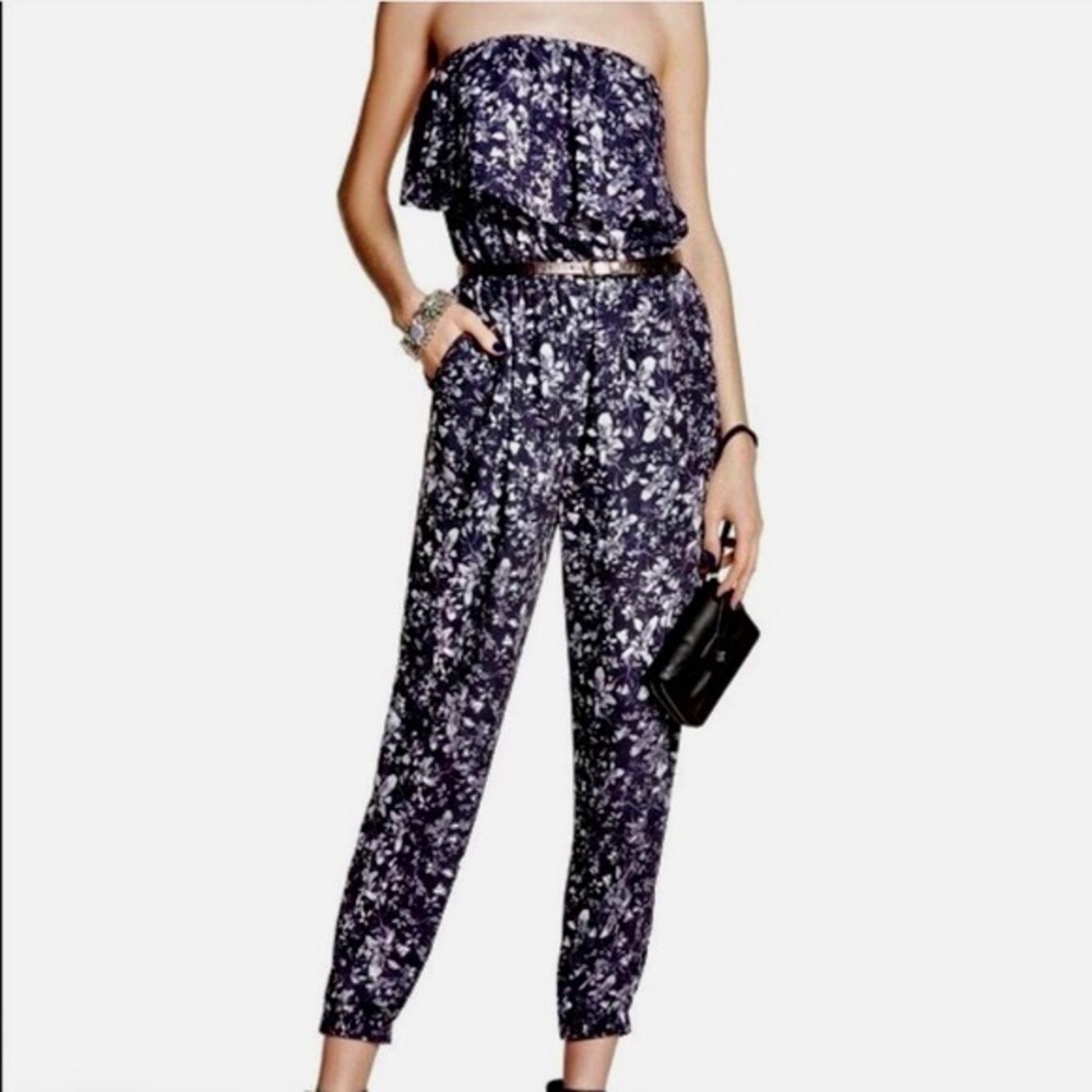 Princess Vera Wang Strapless Jumpsuit